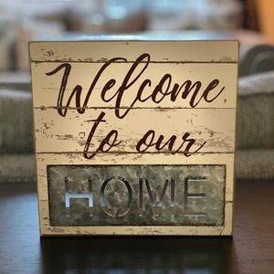 Distressed Farmhouse Style Wood Sign